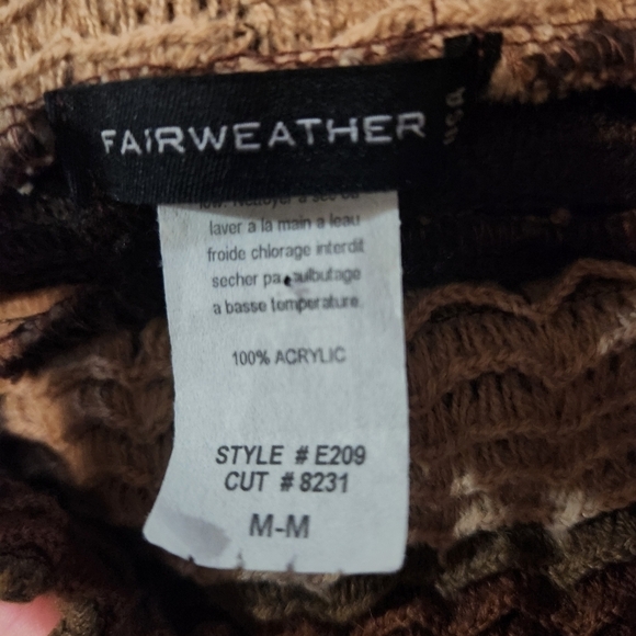 Vintage Fairweather Cowl Neck Sleeveless Top Medium - Picture 5 of 5